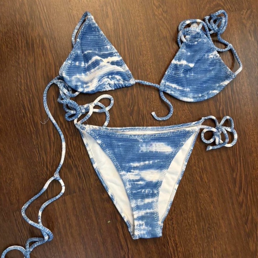 La Hearts Sky Blue Bikini